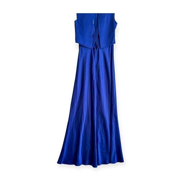 Hugo Boss Blue Dacosa GC Maxi Dress, Size 42 EU, Cobalt Blue, NWT - Picture 5 of 16